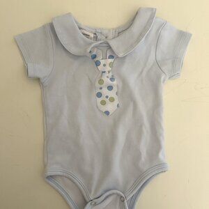 Baby Polka Dot Tie Onesie